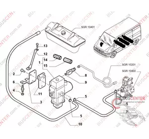 Редуктор газовый (регулятор давления) Fiat Ducato 51802199 51802199