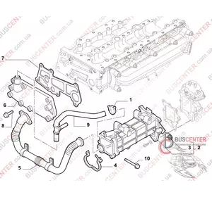 Прокладка задней крышки двигателя Fiat Ducato 504090818 354.300