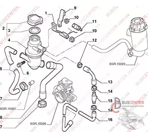Патрубок сапуна Fiat Ducato 1462343080 1462343080