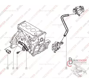 Патрубок системы охлаждения (трубка системы охлаждения) Renault Kangoo 8200713678 8200713678